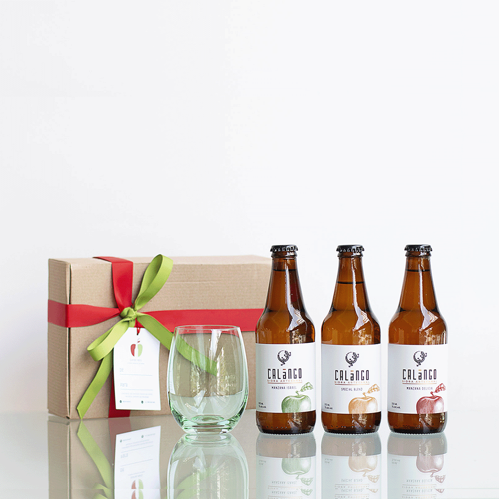 Sidras BOX TRIO CALANGO Sidra de manzana calango sabores